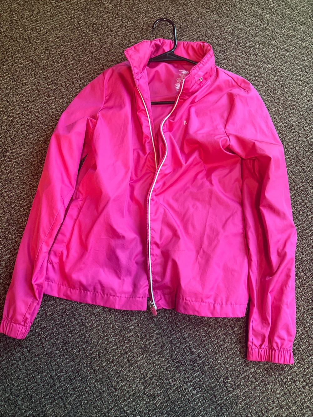 Danskin Now Bright Pink Lightweight Bomber Jacket